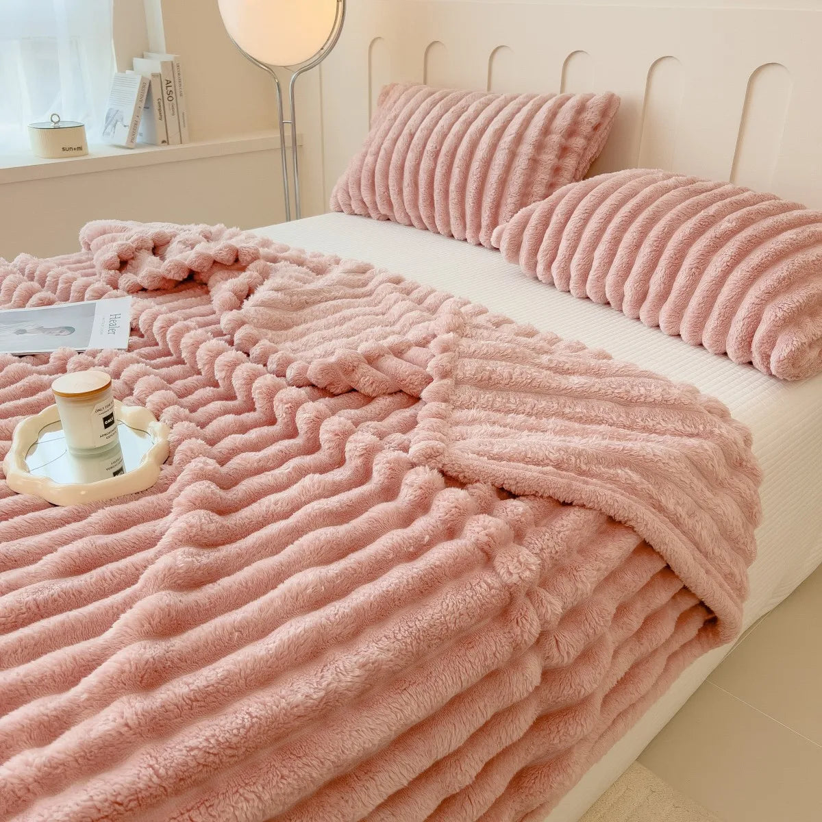 Striped Multifunctional Blanket