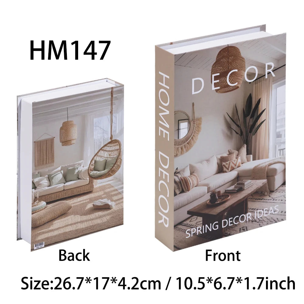 Morandi Decorative Book Box – Luxury Coffee Table Storage Decor