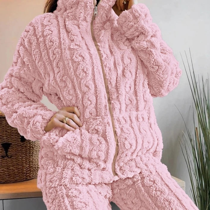 Thickened Warm Pajamas Set