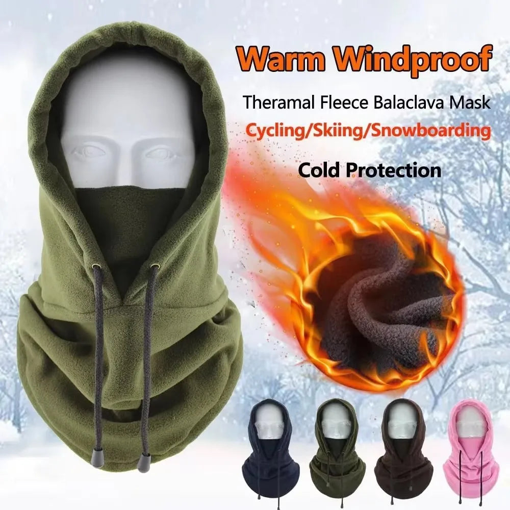 Polar Fleece Balaclava Winter Hat Beanie