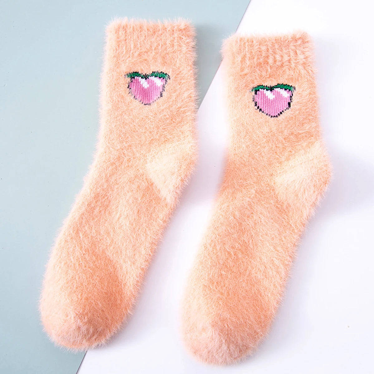 Women's Non-Slip Plush Knitted Socks