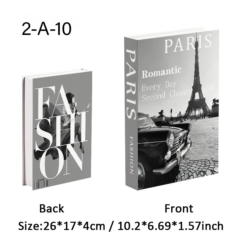 Faux Book Storage Box – Luxe Perfume Designer Coffee Table Decor