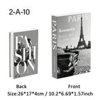 Faux Book Storage Box – Luxe Perfume Designer Coffee Table Decor