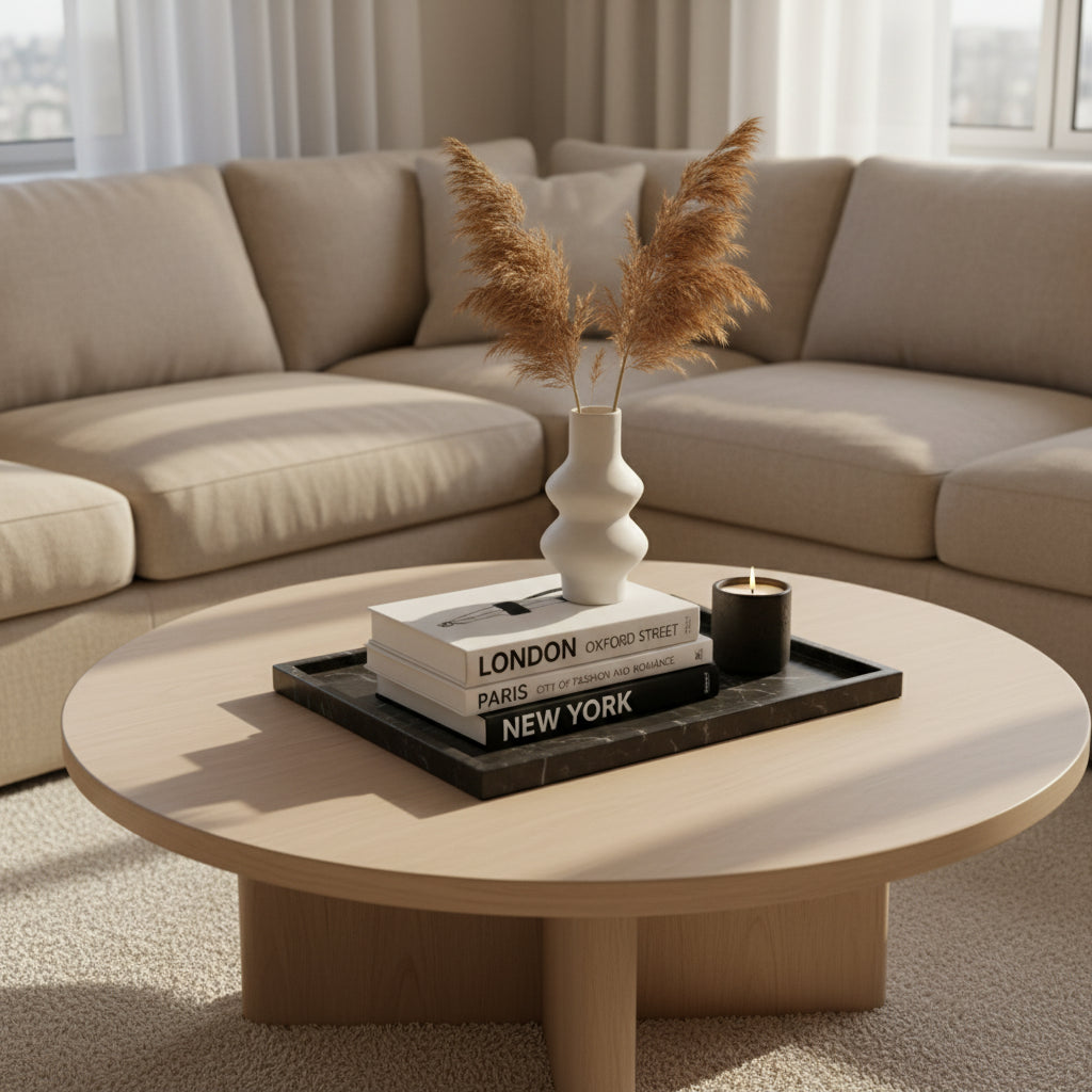 Luxe Decorative Faux Book Set (3-Piece) – Designer Coffee Table Decor
