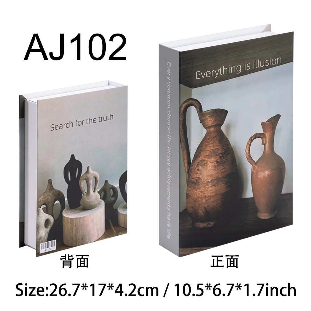 Morandi Decorative Book Box – Luxury Coffee Table Storage Decor