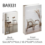 Faux Book Storage Box – Luxe Perfume Designer Coffee Table Decor