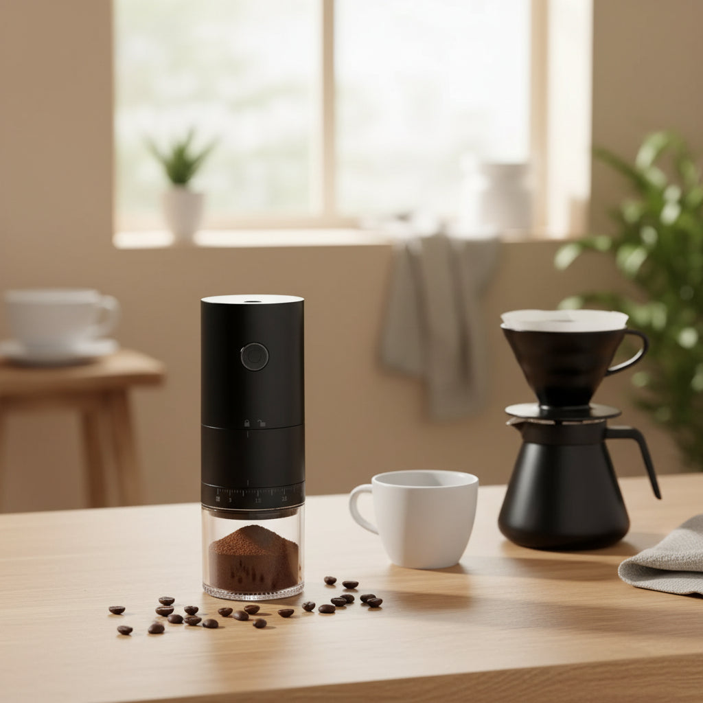 Portable Electric Coffee Grinder – 38 Adjustable Grind Settings | Warm Haven