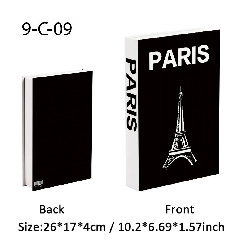 Faux Book Storage Box – Luxe Perfume Designer Coffee Table Decor