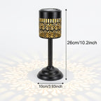 Solar Table Lanterns  2Piece Outdoor Garden Light Set